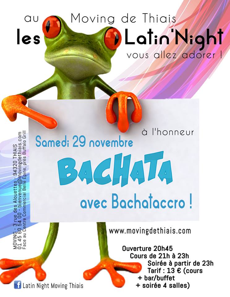 Latin'Night au Moving de Thiais avec BACHATACCRO
